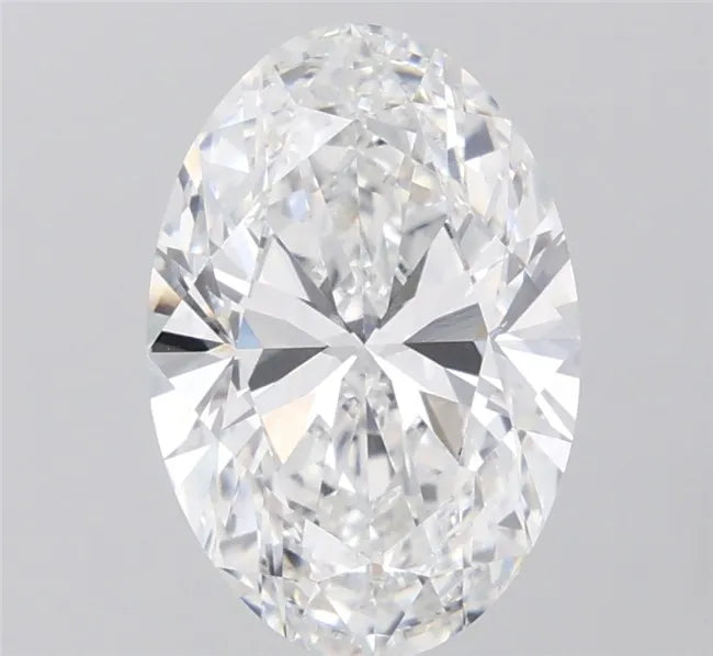 4.24ct Oval Lab Grown Diamond (Colour E, Clarity VVS2, IGI Certified)