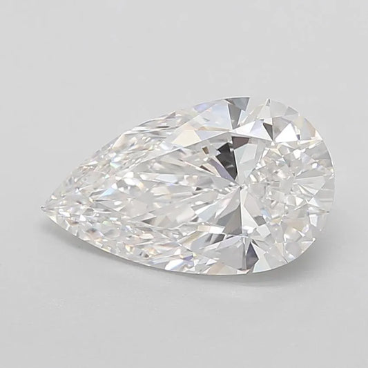 4.24ct Pear Lab Grown Diamond (Colour E, Clarity VVS1, IGI Certified)