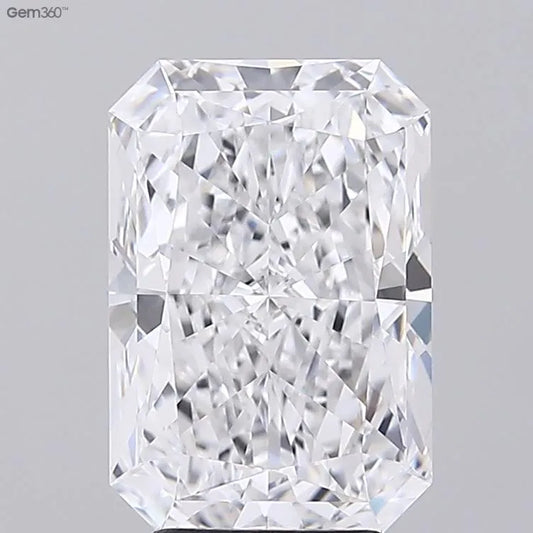 4.24ct Radiant Lab Grown Diamond (Colour E, Clarity VVS1, IGI Certified)
