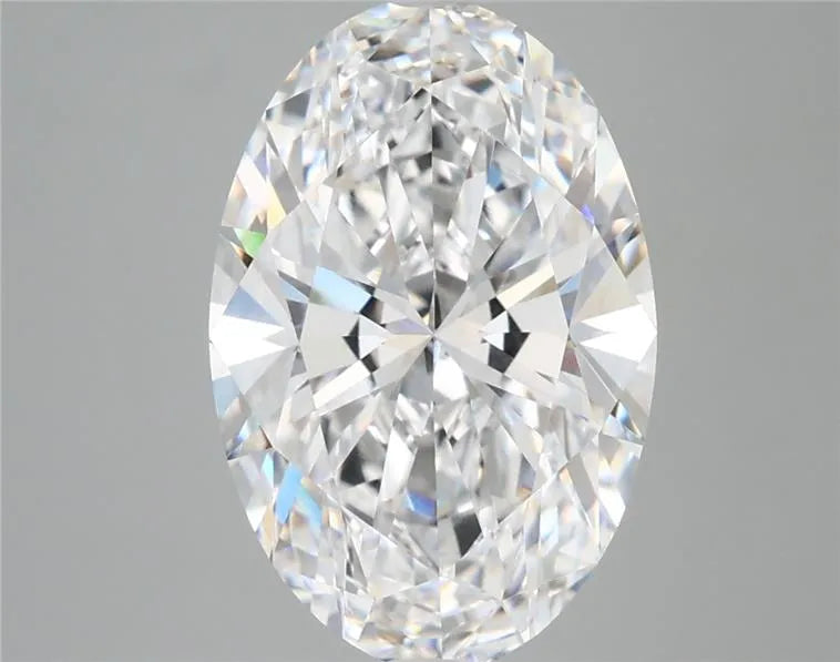 4.25ct Oval Lab Grown Diamond (Colour D, Clarity VVS1, IGI Certified)