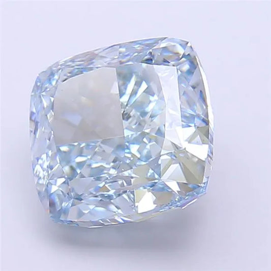 4.26ct Cushion modified Lab Grown Diamond (Colour Fancy Intense Blue, Clarity VS1, IGI Certified)