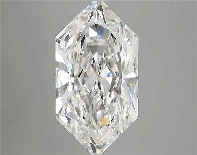 4.26ct Hexagonal Lab Grown Diamond (Colour E, Clarity VVS1, IGI Certified)