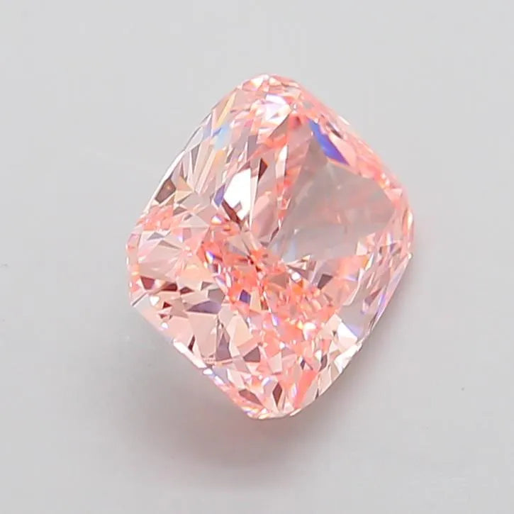 4.28ct Cushion modified Lab Grown Diamond (Colour Fancy Vivid Pink, Clarity VVS2, IGI Certified)