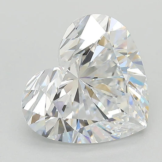 4.28ct Heart Lab Grown Diamond (Colour E, Clarity VVS1, IGI Certified)