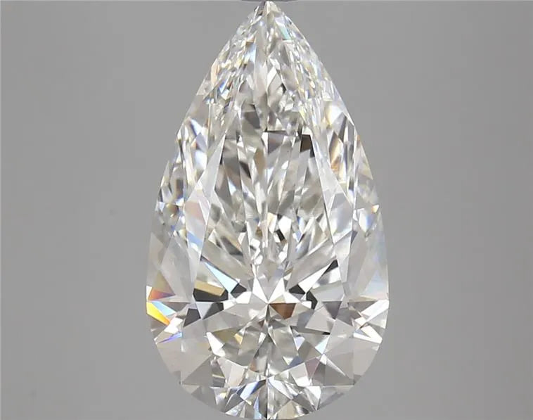 4.28ct Pear Lab Grown Diamond (Colour G, Clarity VS1, IGI Certified)