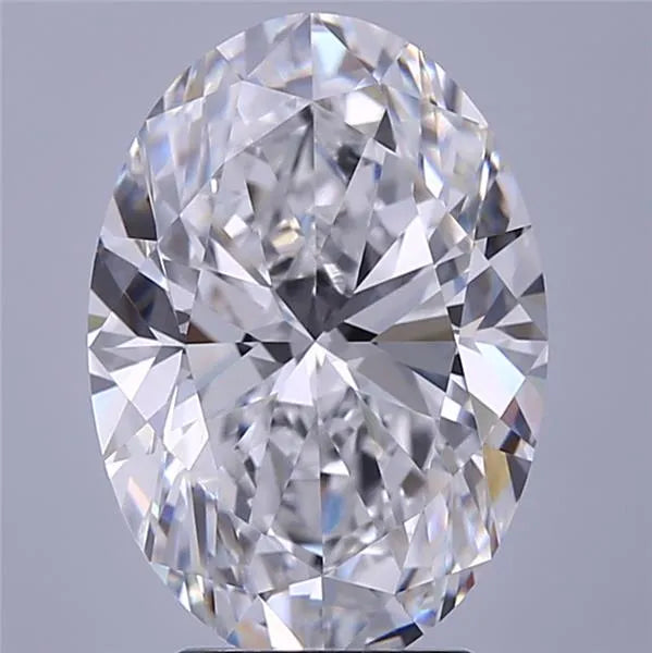 4.29ct Oval Lab Grown Diamond (Colour D, Clarity VVS1, IGI Certified)