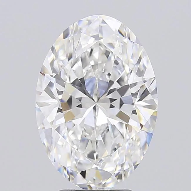 4.29ct Oval Lab Grown Diamond (Colour E, Clarity VVS2, IGI Certified)