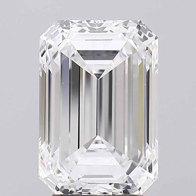 4.30ct Emerald Lab Grown Diamond (Colour D, Clarity FL, IGI Certified)