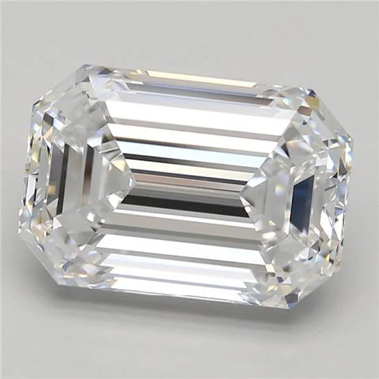 4.31ct Emerald Lab Grown Diamond (Colour D, Clarity VVS1, GIA Certified)