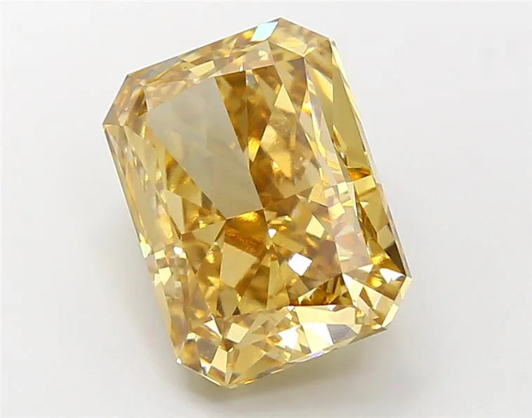 4.31ct Radiant Lab Grown Diamond (Colour Fancy Intense Yellow, Clarity VVS2, IGI Certified)