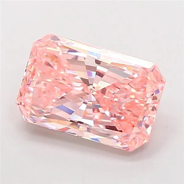 4.31ct Radiant Lab Grown Diamond (Colour Fancy Vivid Pink, Clarity VS1, IGI Certified)