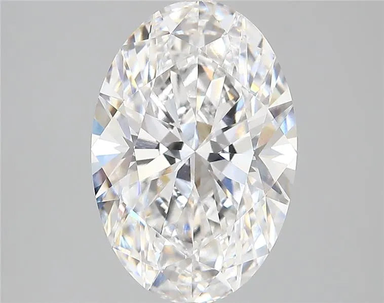 4.32ct Oval Lab Grown Diamond (Colour D, Clarity VVS2, IGI Certified)