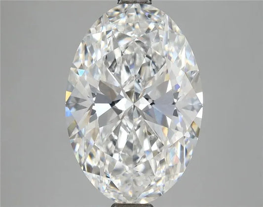 4.32ct Oval Lab Grown Diamond (Colour E, Clarity VVS1, IGI Certified)
