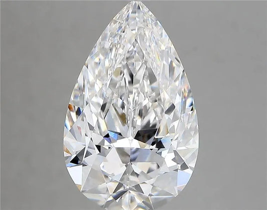 4.33ct Pear Lab Grown Diamond (Colour D, Clarity VVS2, IGI Certified)