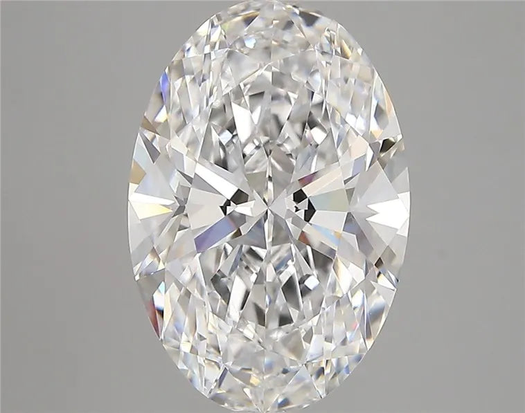 4.34ct Oval Lab Grown Diamond (Colour D, Clarity VVS2, IGI Certified)