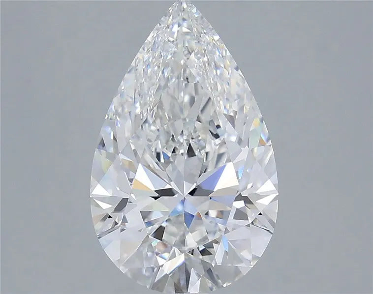 4.34ct Pear Lab Grown Diamond (Colour E, Clarity VVS2, IGI Certified)