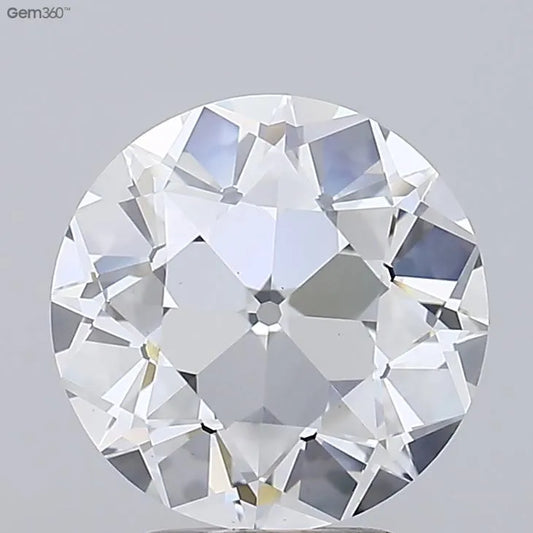 4.35ct European cut Lab Grown Diamond (Colour E, Clarity VVS2, IGI Certified)