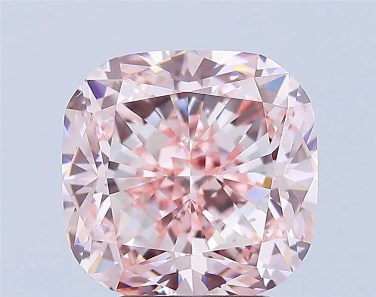 4.36ct Cushion brilliant Lab Grown Diamond (Colour Fancy Intense Pink, Clarity VS1, IGI Certified)