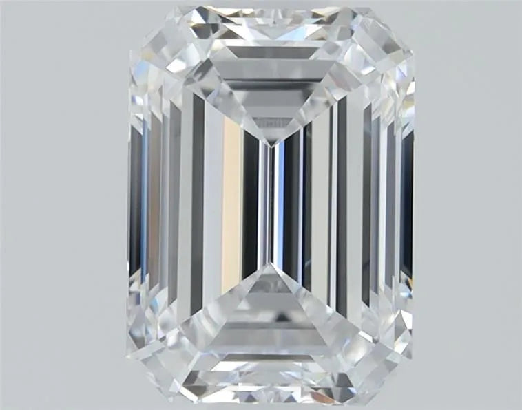 4.37ct Emerald Lab Grown Diamond (Colour D, Clarity IF, IGI Certified)