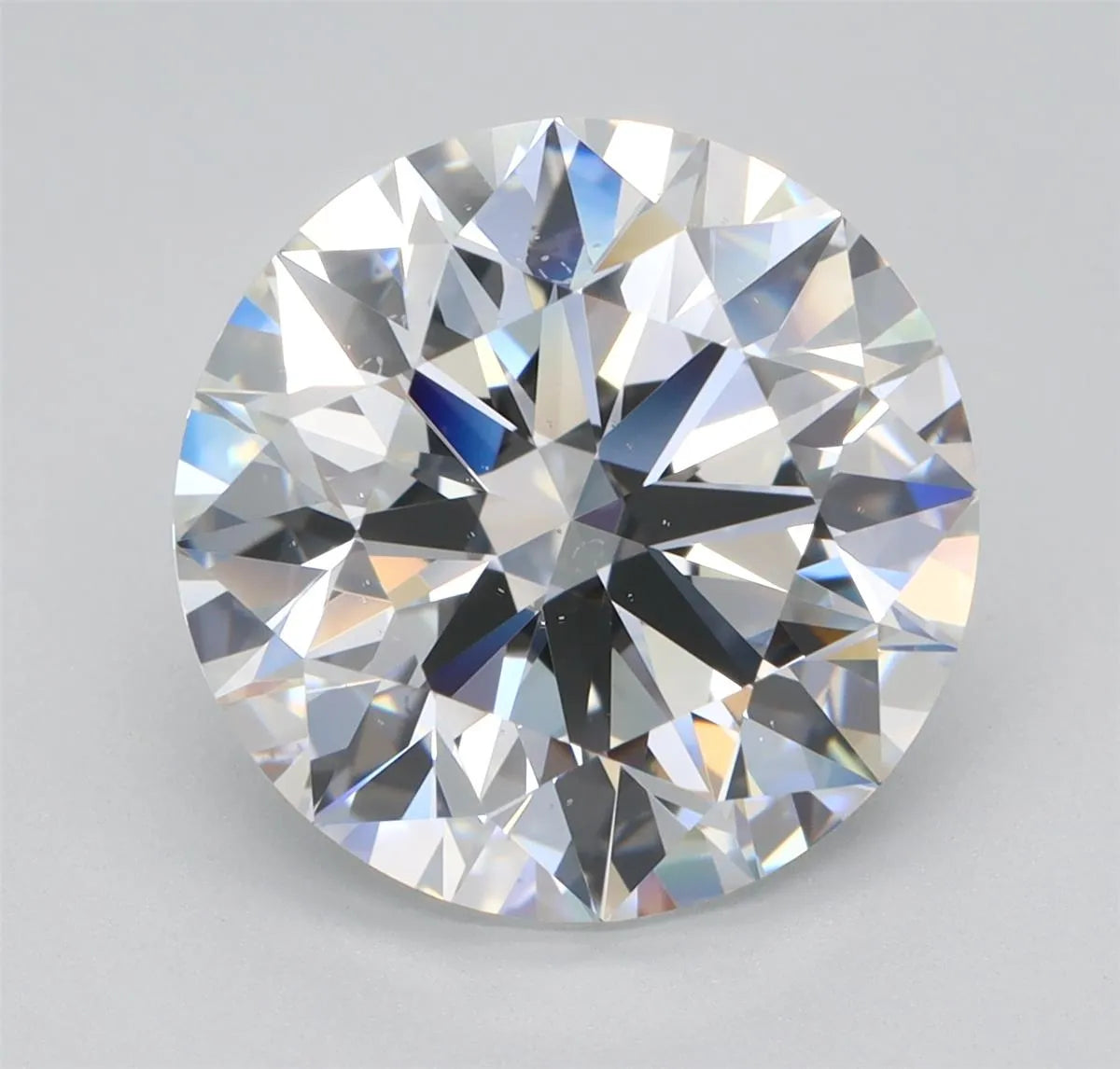 4.39ct Round Lab Grown Diamond (Colour F, Clarity SI1, Cut ID, IGI Certified)
