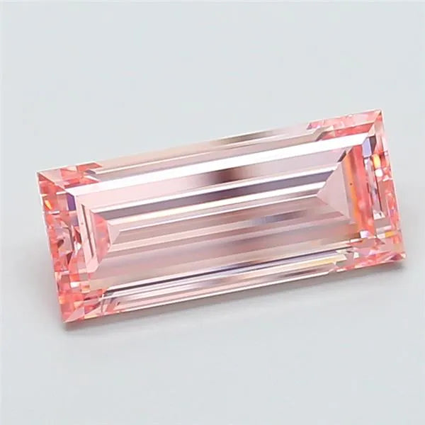 4.40ct Baguette Lab Grown Diamond (Colour Fancy Intense Pink, Clarity VS1, IGI Certified)