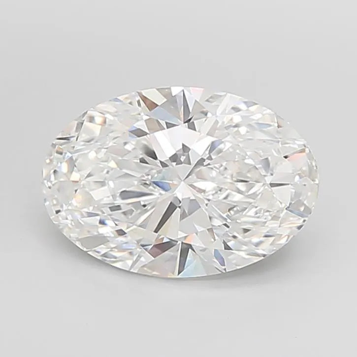 4.40ct Oval Lab Grown Diamond (Colour E, Clarity VVS2, IGI Certified)