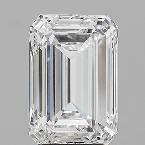 4.44ct Emerald Lab Grown Diamond (Colour D, Clarity VVS2, IGI Certified)