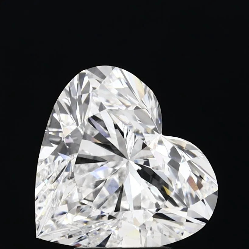 4.45ct Heart Lab Grown Diamond (Colour D, Clarity IF, IGI Certified)