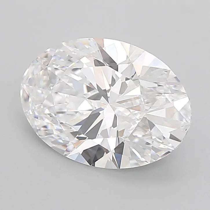 4.46ct Oval Lab Grown Diamond (Colour D, Clarity VVS2, Cut EX, IGI Certified)
