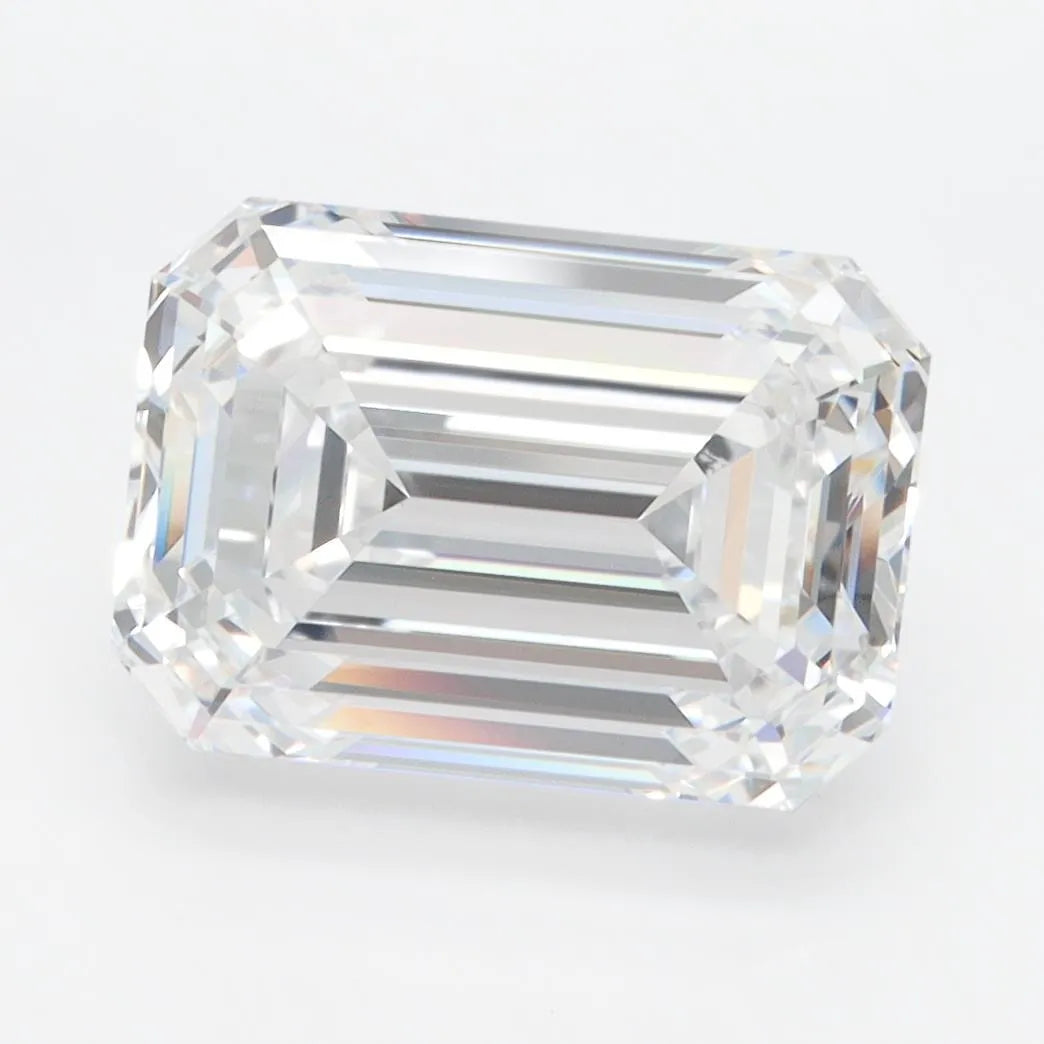 4.47ct Emerald Lab Grown Diamond (Colour D, Clarity VVS1, GIA Certified)