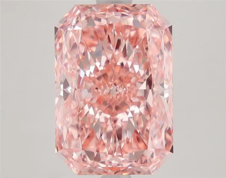 4.48ct Radiant Lab Grown Diamond (Colour Fancy Vivid Pink, Clarity VVS2, IGI Certified)