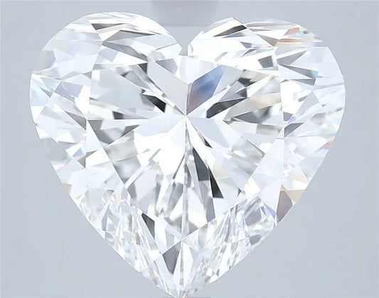 4.49ct Heart Lab Grown Diamond (Colour E, Clarity VVS2, IGI Certified)