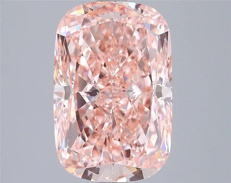 4.50ct Cushion modified Lab Grown Diamond (Colour Fancy Vivid Pink, Clarity VS1, IGI Certified)