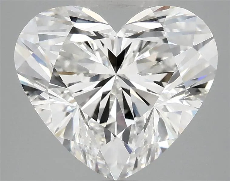 4.50ct Heart Lab Grown Diamond (Colour F, Clarity VVS2, IGI Certified)