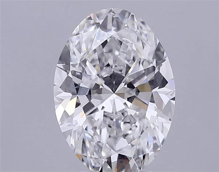 4.50ct Oval Lab Grown Diamond (Colour D, Clarity VVS2, IGI Certified)