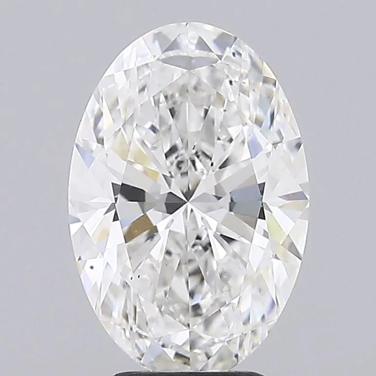 4.50ct Oval Lab Grown Diamond (Colour E, Clarity VS2, IGI Certified)