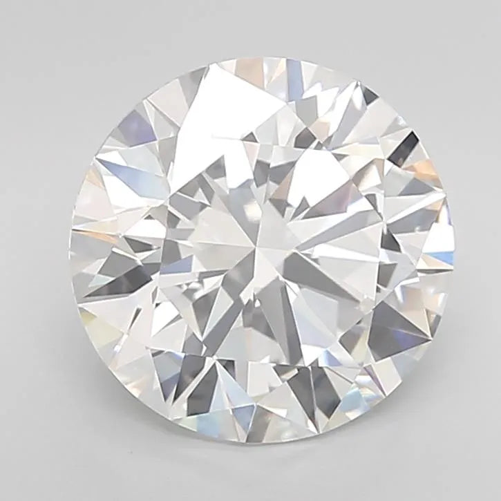 4.50ct Round Lab Grown Diamond (Colour E, Clarity VVS2, Cut EX, IGI Certified)