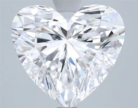 4.51ct Heart Lab Grown Diamond (Colour E, Clarity VVS2, IGI Certified)