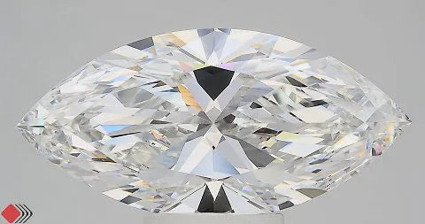 4.51ct Marquise Lab Grown Diamond (Colour F, Clarity VVS2, IGI Certified)
