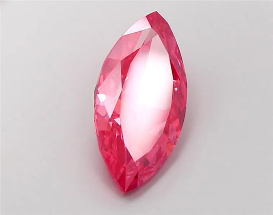 4.51ct Marquise Lab Grown Diamond (Colour Fancy Vivid Pink, Clarity VS1, IGI Certified)