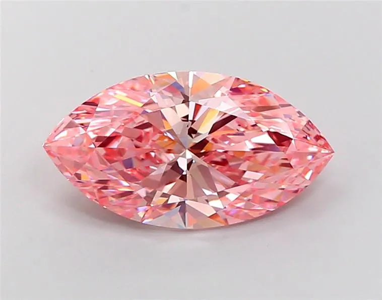 4.51ct Marquise Lab Grown Diamond (Colour Fancy Vivid Pink, Clarity VVS2, IGI Certified)