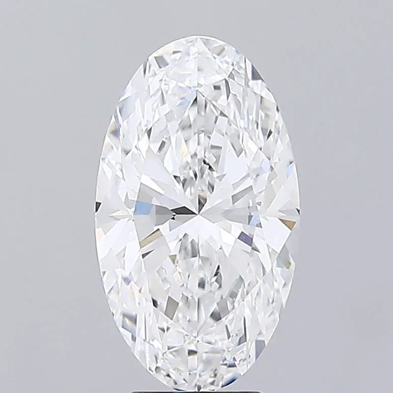 4.51ct Oval Lab Grown Diamond (Colour E, Clarity VVS2, IGI Certified)