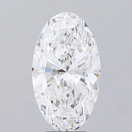 4.51ct Oval Lab Grown Diamond (Colour E, Clarity VVS2, IGI Certified)