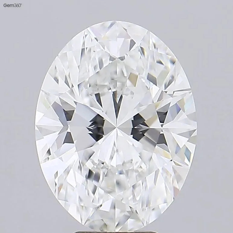 4.51ct Oval Lab Grown Diamond (Colour E, Clarity VVS2, IGI Certified)