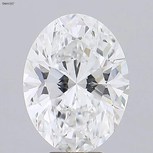 4.51ct Oval Lab Grown Diamond (Colour E, Clarity VVS2, IGI Certified)