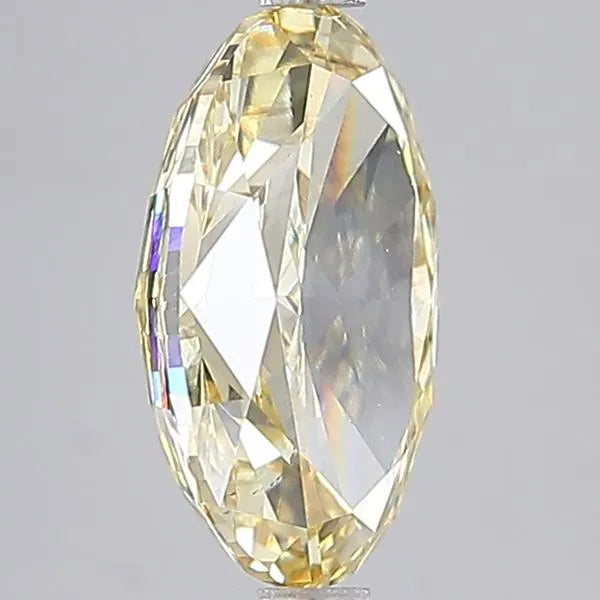 4.51ct Oval Lab Grown Diamond (Colour Fancy Yellow, Clarity VS2, IGI Certified)