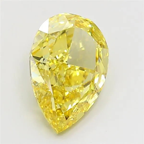 4.51ct Pear Lab Grown Diamond (Colour Fancy Vivid Yellow, Clarity VS1, IGI Certified)