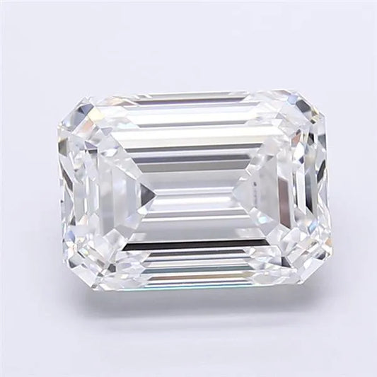 4.52ct Emerald Lab Grown Diamond (Colour D, Clarity VVS2, IGI Certified)