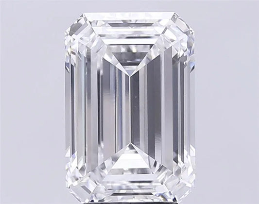 4.52ct Emerald Lab Grown Diamond (Colour E, Clarity VVS1, IGI Certified)