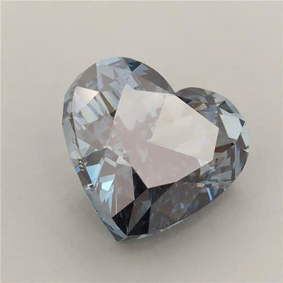 4.52ct Heart Lab Grown Diamond (Colour Fancy Intense Gray Blue, Clarity VS1, IGI Certified)
